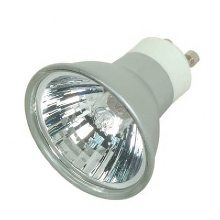 SATCO Halogen Bulb, 50 W, GU10 Lamp Base, MR16 Lamp, Warm White Light, 2900 K Color Temp, 3000 hr Average Life S4182